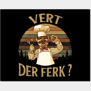 Vert Der Ferk Retrocolor Posters and Art